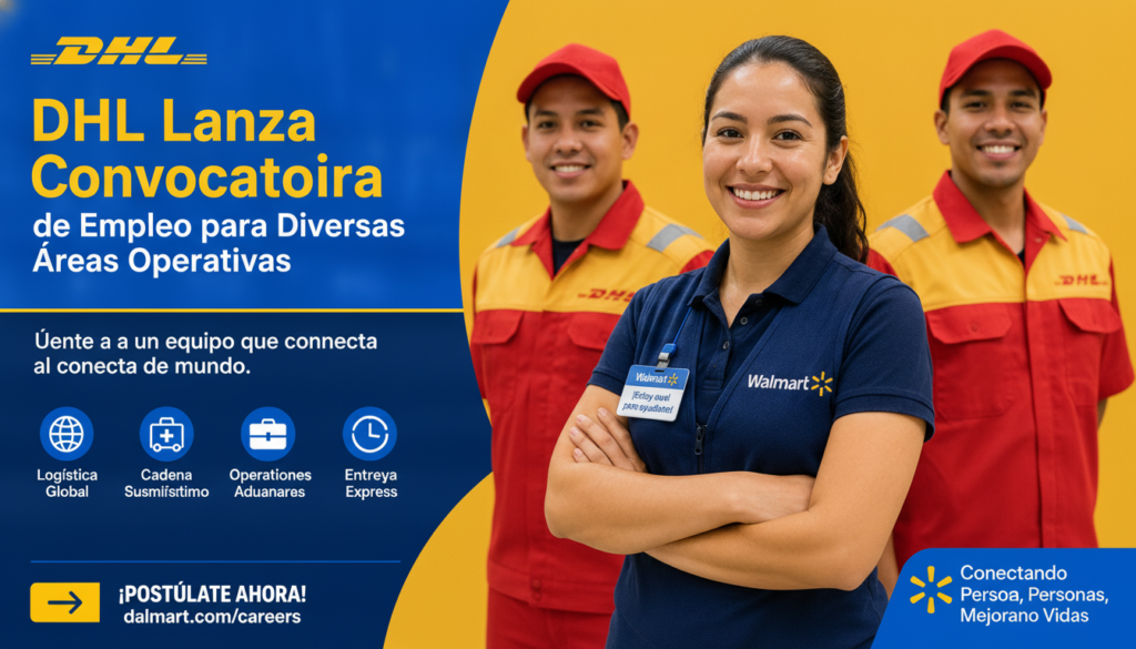 DHL Lanza Convocatoria de Empleo para Diversas Áreas Operativas